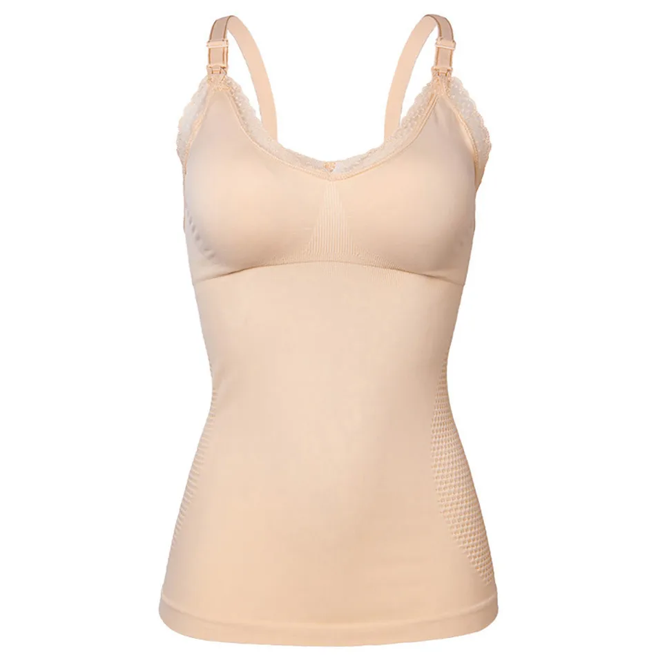 Schwangere Tanktops Frauen stillen nahtlose Pflege Bra lette Mutterschaft Komfort Spitze Schlaf BHs