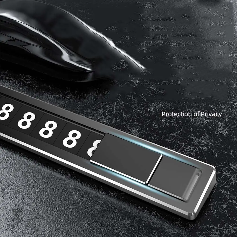 Parking Stop Sign Car Styling Accessories Phone Number Plate Car Park Supplies Temporary Parking Card Telephone Number Card