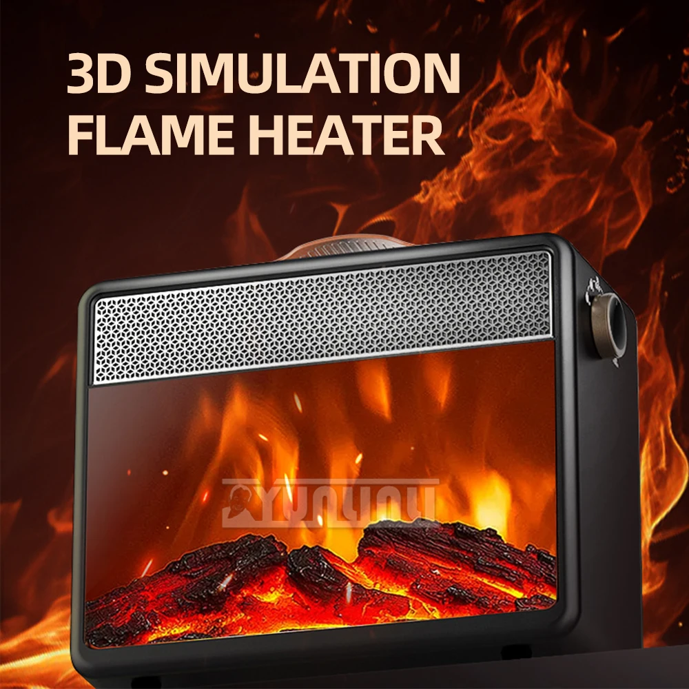 Houshold Electric Fireplace LED Burner Energy-saving Heater Simulated Flame Electric Fireplace Calefactor