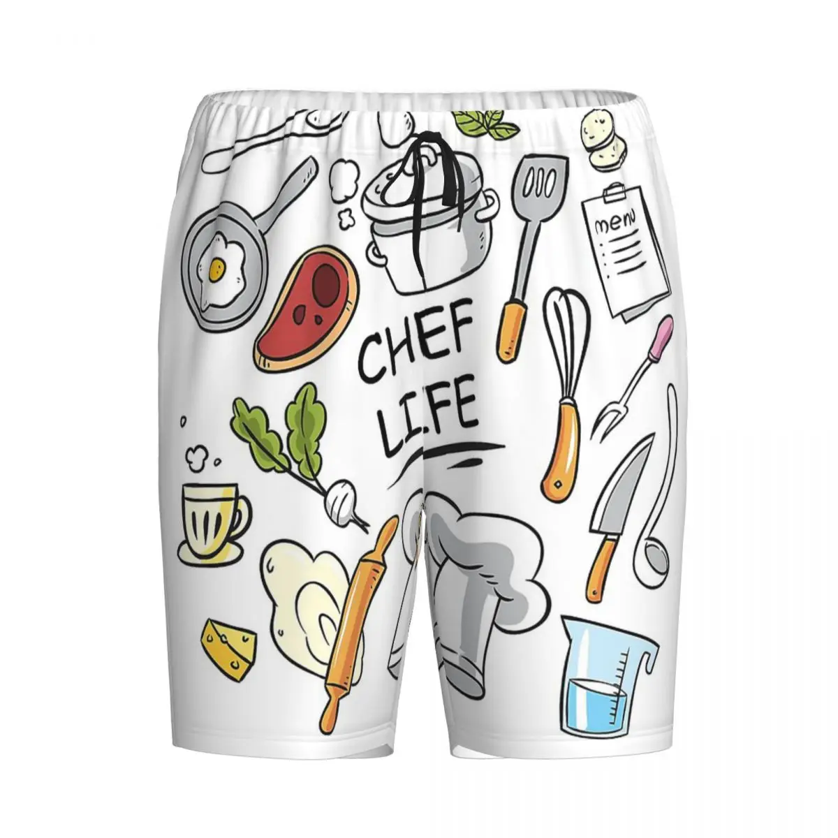 

Custom Chef Life Shorts Sleeping Pants Men Pajama Pants Lounge Sleep Sleepwear Bottoms