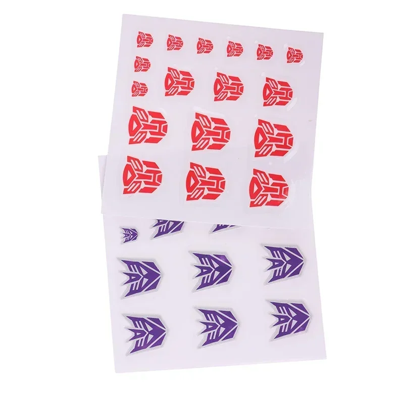 In Stock Transformation Toy Stickers Anime Decepticon Autobot G1 Symbol Decals Customized DIY Scene Accessories Decoration Gifts