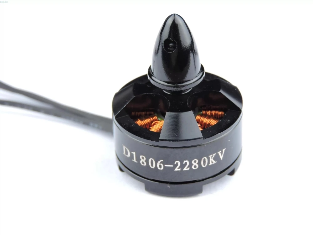 Hohe Qualität Quadcopter Flugzeug Propeller Bürstenlosen Motor D1806 2280 KV CW CCW Für Racing Drone FPV RC QAV260 250 Zubehör – Detail 5