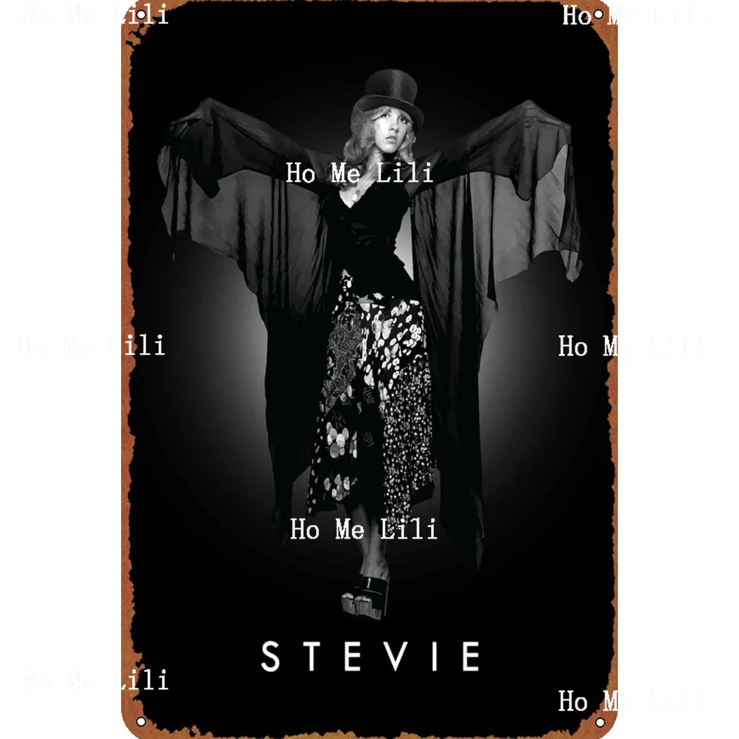 Pop Queens Stevie Nicks Metal Tin Sign Poster Vintage Art Wall Decor