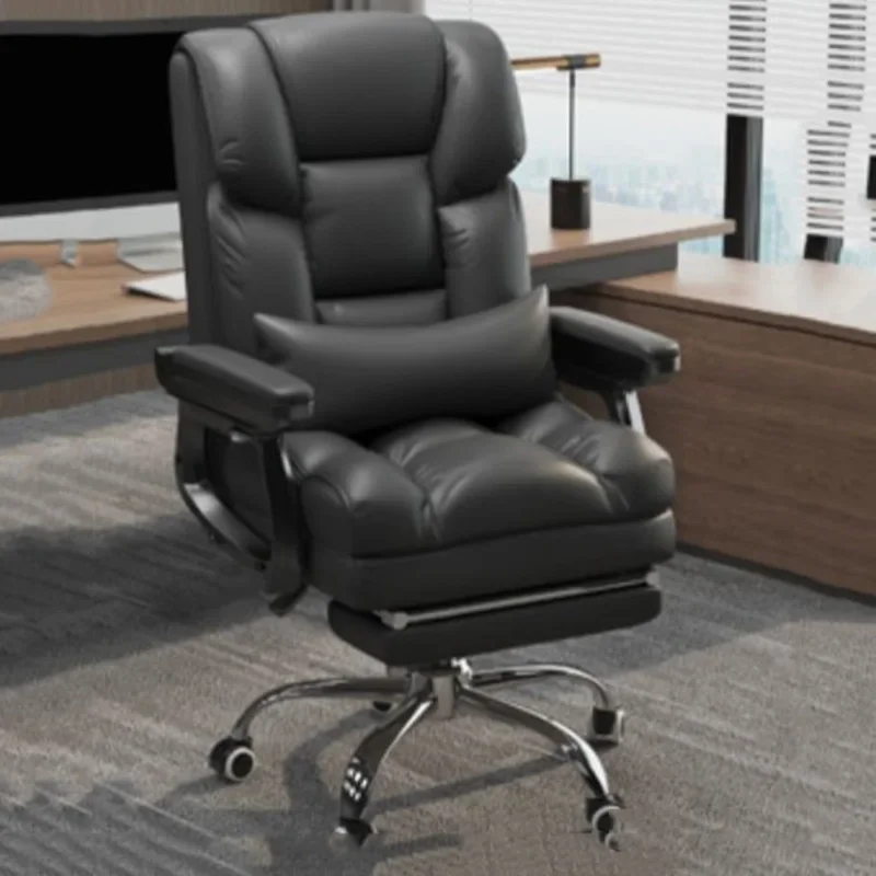 

Designer Cushion Office Chair Headrest Armrest Cover Luxury Leather Swivel Chair Computer Gaming Cadeira Gamer Office Furnitures