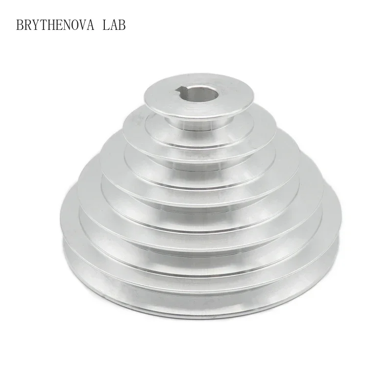 5 Step a Type V-Belt Pagoda Pulley Outer Belt Dia 55-150MM (Hole Dia 14MM-28MM)