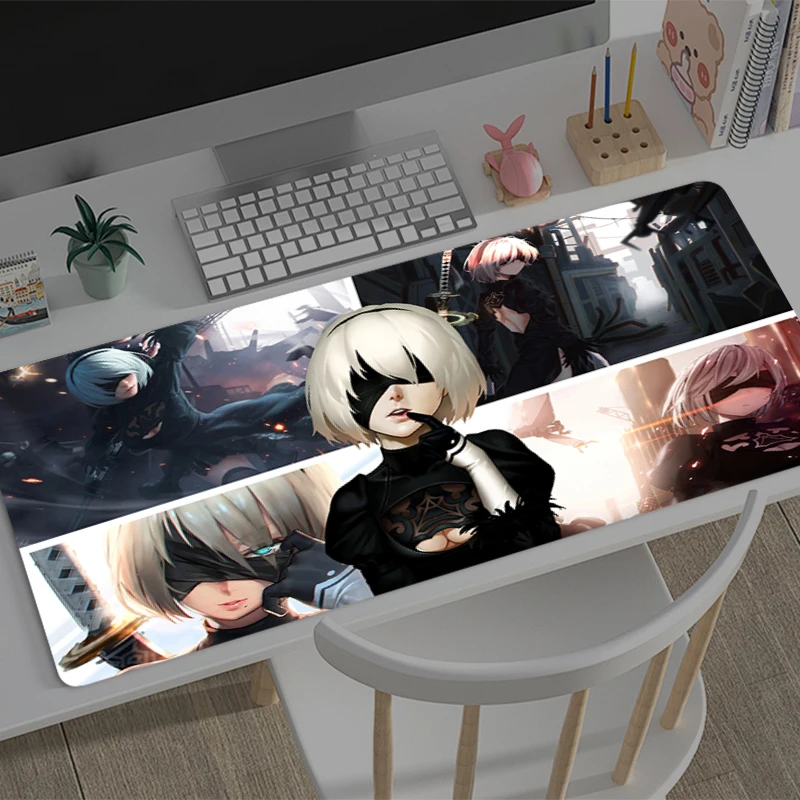 

Gaming Mouse Pad YoRHa No.2 Type B Office Carpet Mouse Mats Gamer Desk Accessories Computer Table Pads PC carpet Anime Mousepad