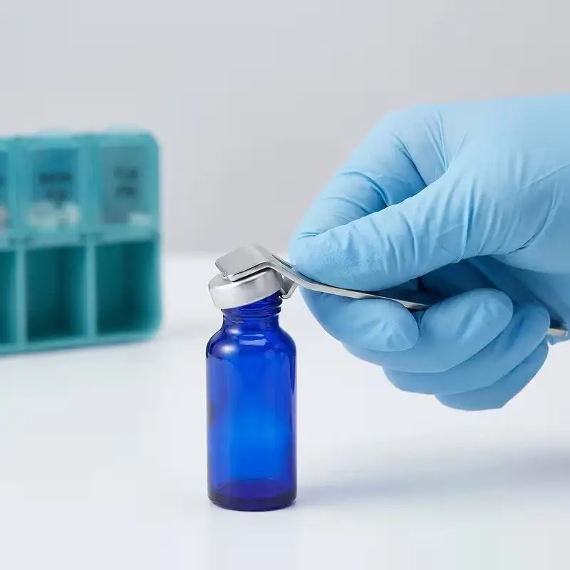 Ampullenöffner-Schlüsselanhänger in Spritzenform, Schneidehilfe für Krankenschwestern und Ärzte, Medikamentenfläschchenöffner – Detail 5