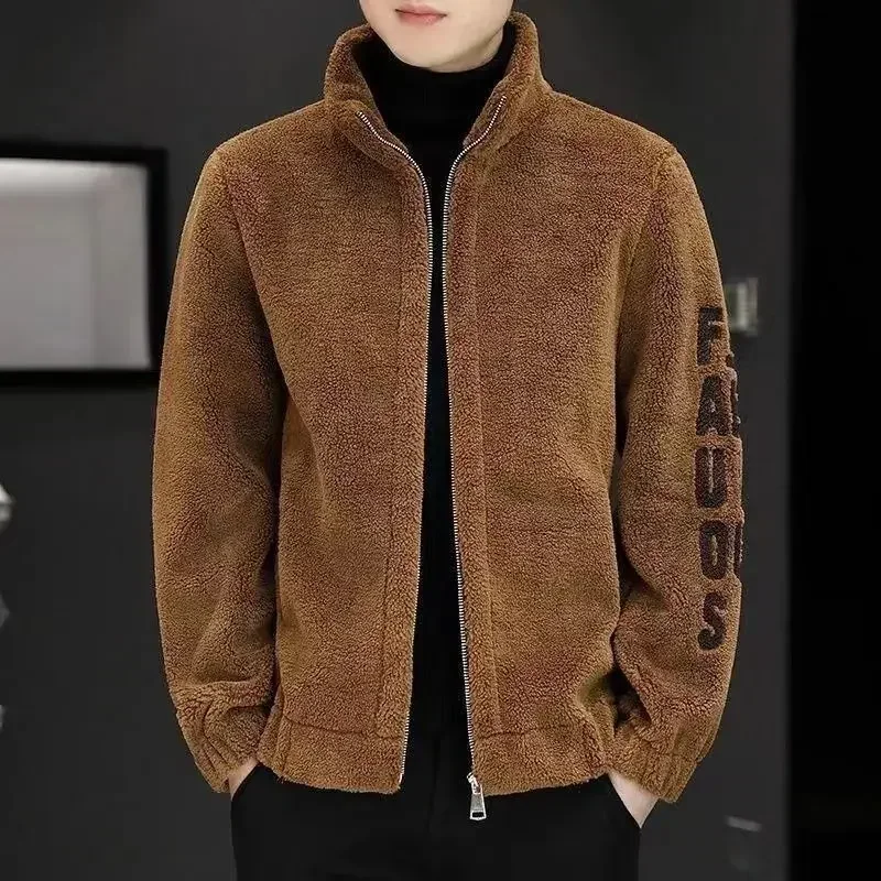 

GELITAYIN Men's Down Jacket Embroidery Padding Lamb Male Padded Coats Winter Parkas Outerwear Korean Reviews Many Clothes Fashio