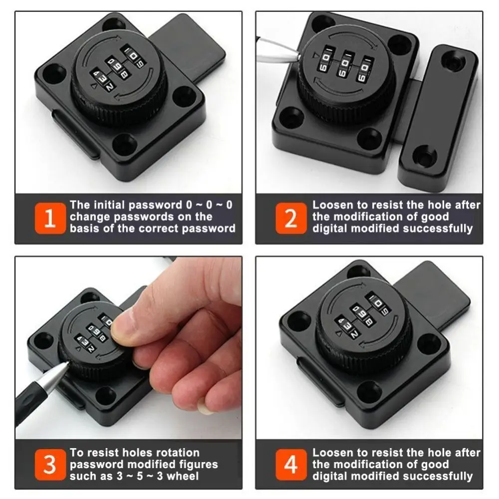 Sicherheits schrank Passwort Schlösser schlüssel lose Haushalts schublade Kombination codiert Tür schrank Home Hardware Zink legierung Hardware