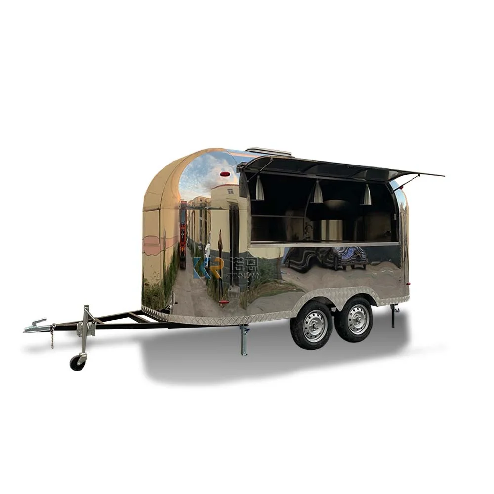 CE Approved New Arrival Outdoor Mobile Food Trailer Street Mobile Food Cart Mobile Food Trailer Coffee Kiosk