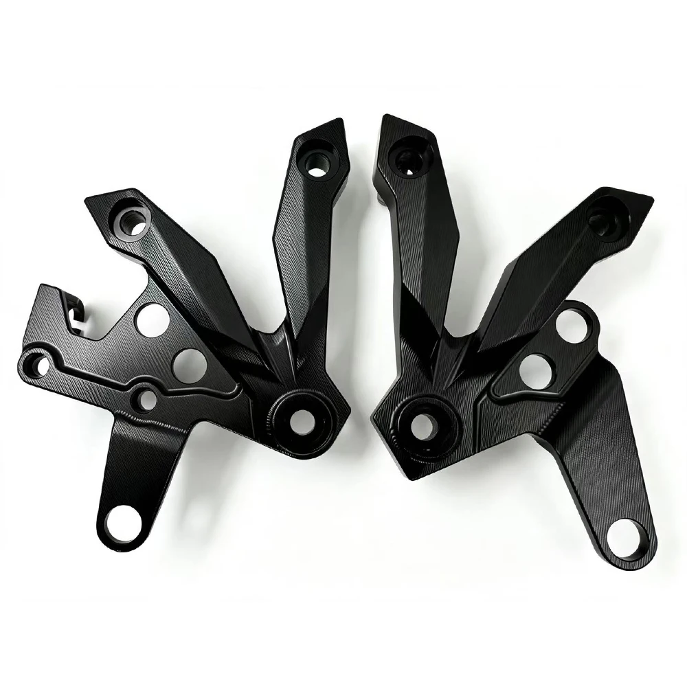 For KAWASAKI Z750 2007 - 2012 Motorcycle Accessories Front Footrest Foot Pegs Bracket Mount Kit Z 750 2008 2009 2010 2011