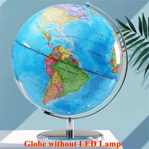 20 cm einen Durchmesser der vollständigen globalen Sphere Full Globe HD Printed Table Lehre LED LED GOBO Metall ABS 360 ° Rotation Büro Handwerk 6 Hauptverkäufe Globe Terraqueo Giant - №3