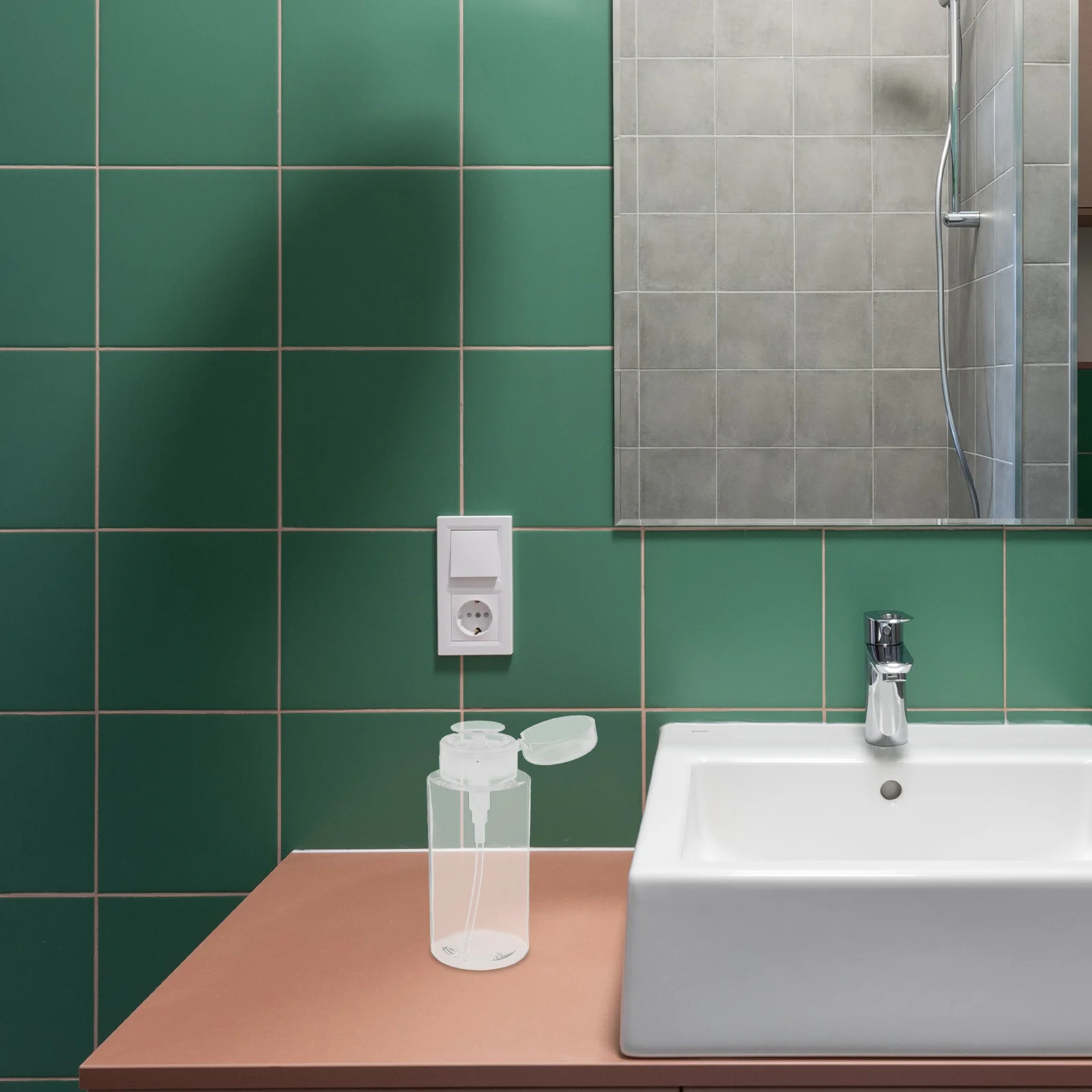 

1Pcs Lightweight 300Ml Travel Bottle Pet Material Reusable Press Pump Container for Toner Gel Lotion Application