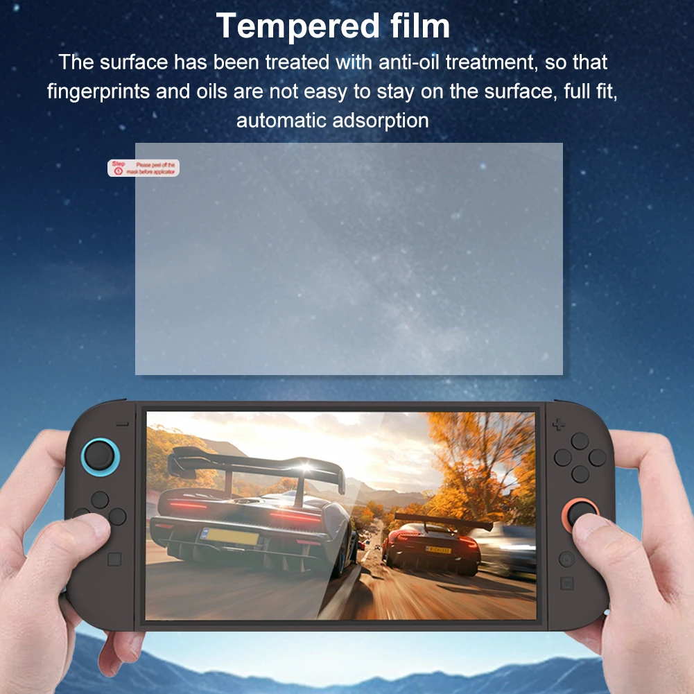 Набор аксессуаров 10 в 1, набор аксессуаров для Nintendo Switch 2, набор предметов первой необходимости, чехол для переноски, 6 колпачков для большого пальца, чехол для игровых карт