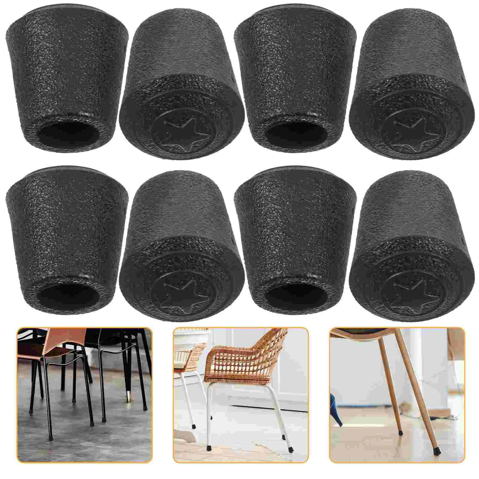 Puntas antideslizantes para patas, protectores de muebles para suelos de madera dura, cubierta para base de silla, mesa de goma