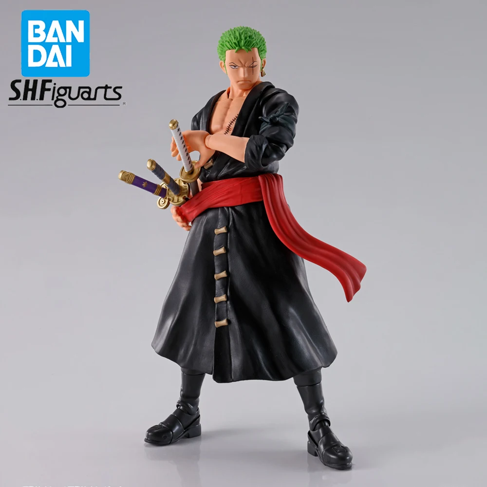 

Original In Stock BANDAI SHFiguarts Anime One Piece The Raid on Onigashima Roronoa Zoro Action Figure Anime Model Boxed Toy