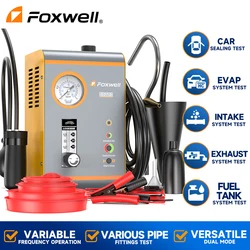 FOXWELL SD203 Automotive Smoke Machine 12V Built-in Air Pump EVAP Vacuum Leak Detector Car Pipe Leakage Diagnostic Tester