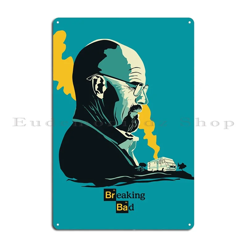 Walter Metal Plaque Poster Rusty Character Cinema Wall Mural Garage Decoration Tin Sign Poster