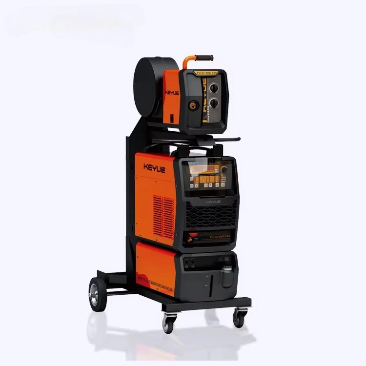 MIG-500H Inverter IGBT New Pulse MIG/MAG Welder for Aluminum Alloy, Synergistic, Low Price