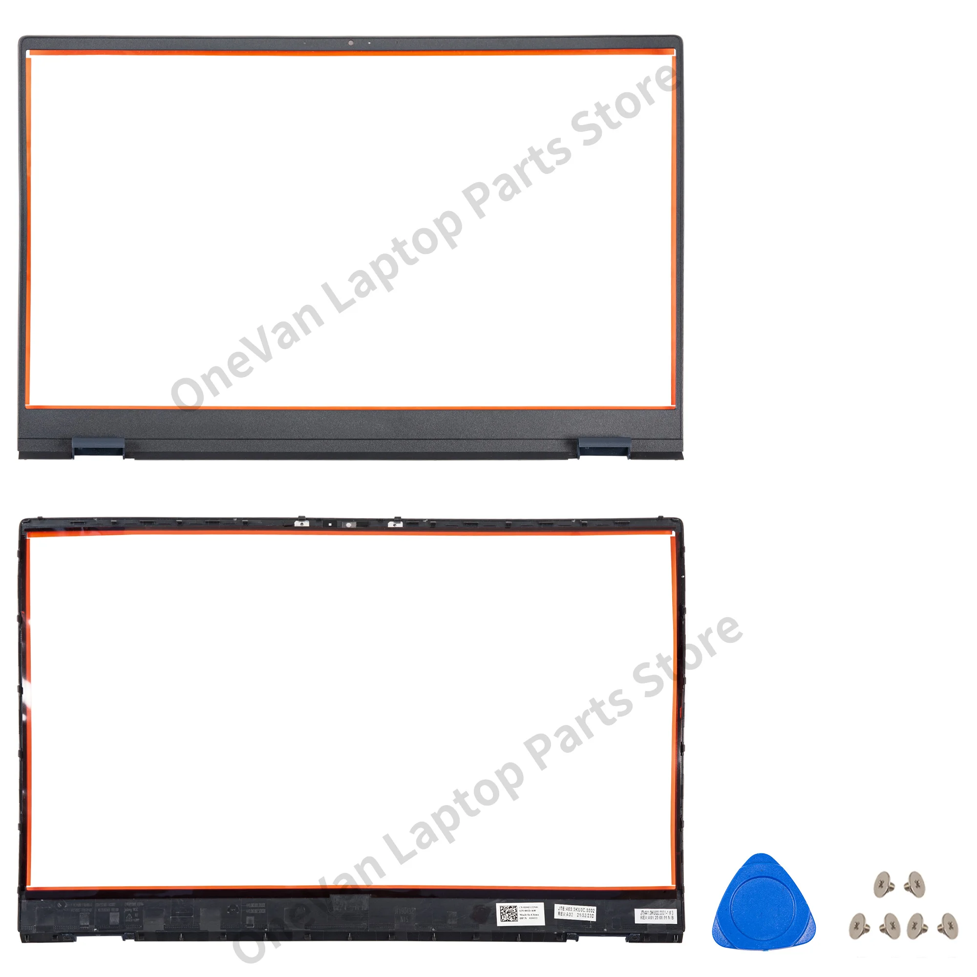 

New Cover For DELL Inspiron 5501 5502 5504 5505 Laptop LCD Back Cover Front Bezel Hinges Palmrest Replace Bottom Case Panel
