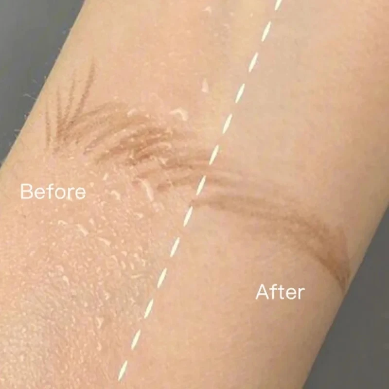 Elegante lápiz de cejas triangular, impermeable, a prueba de manchas, lápiz de cejas de doble punta con pincel, adecuado para principiantes