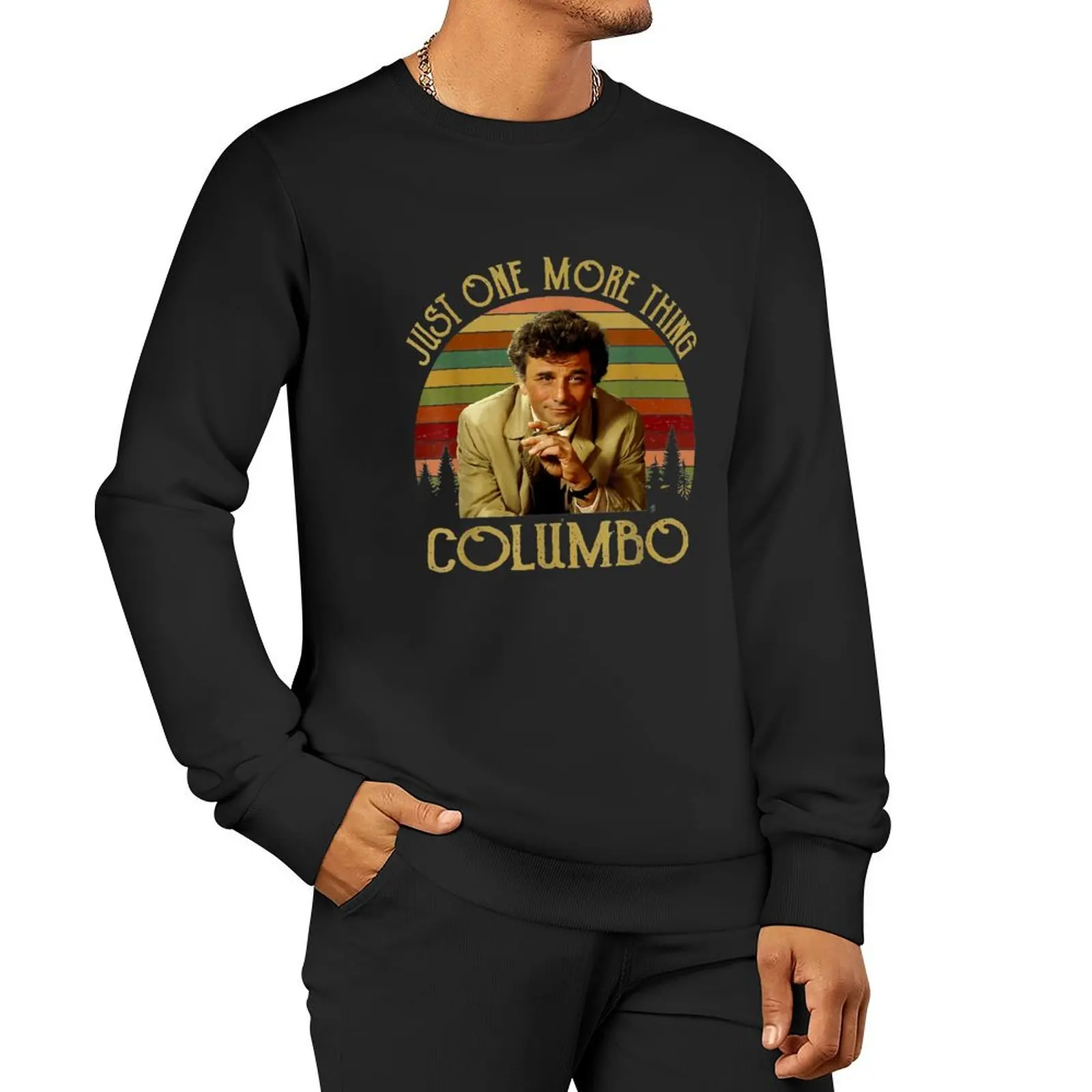 

Just-One-More-Thing-Columbo Sweatshirt male clothes mens designer clothes men's sweat-shirt set winter man sweatshirt