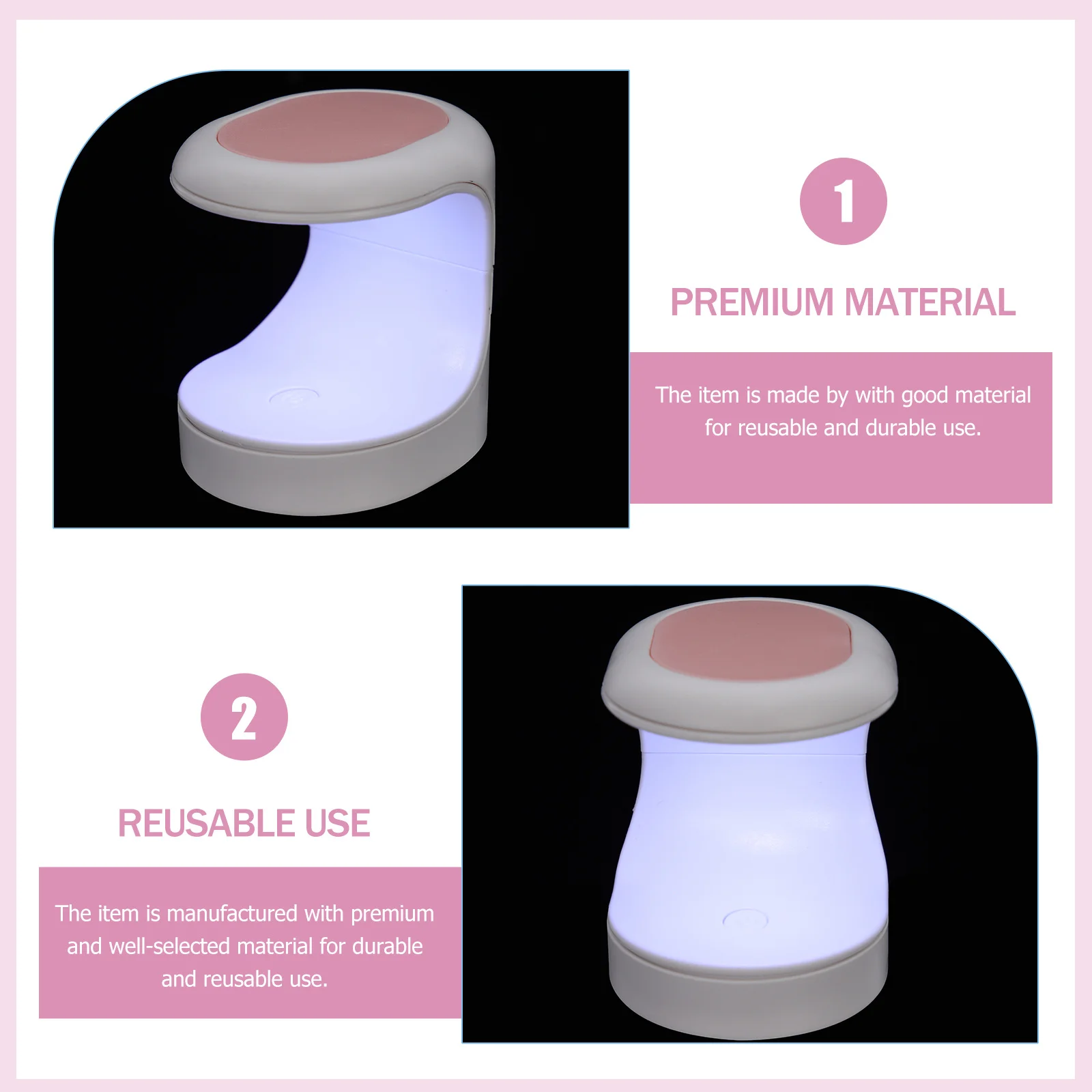 1 مجموعة صغيرة تصميم مسمار مصباح لصالون قسط مانيكير مجفف ضوء للأظافر هلام البولندية علاج المدمجة مسمار أداة فنية