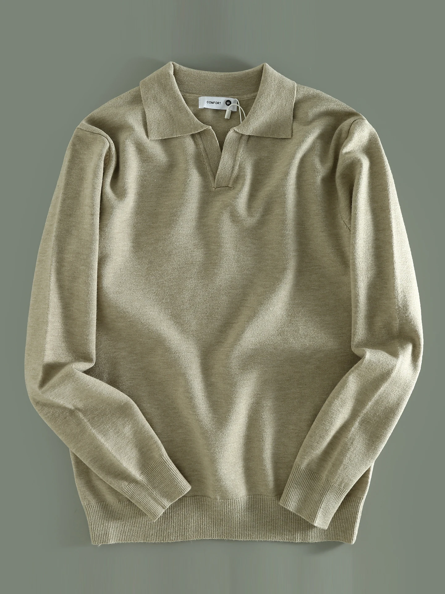 

Осень-зима, новый однотонный длинный вязаный свитер свера, универсальный цветной трикотаж, повседневный удобный хлопковый свитер