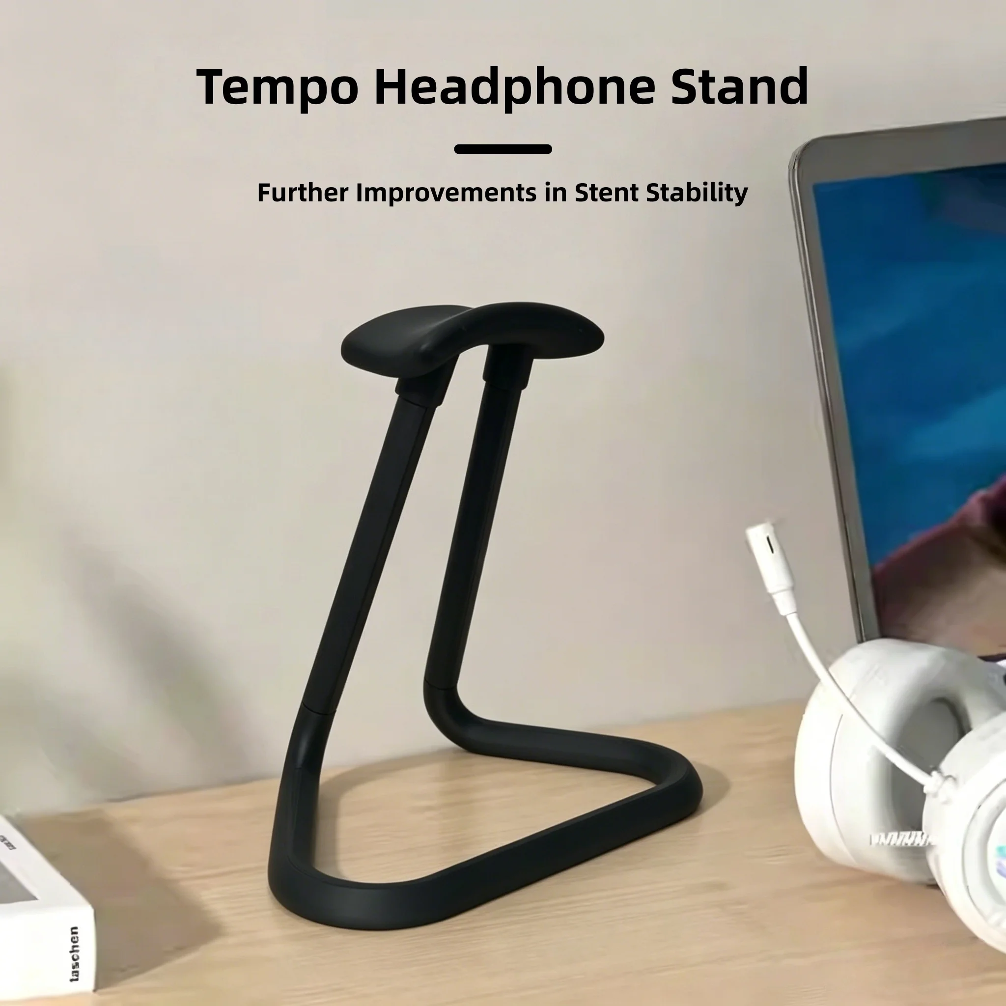 Headphone Stand,Universal for Various Headphones, Anti-Slip Base, Durable and Sturdy, Ideal for Storage, Display, and Protection - view 2