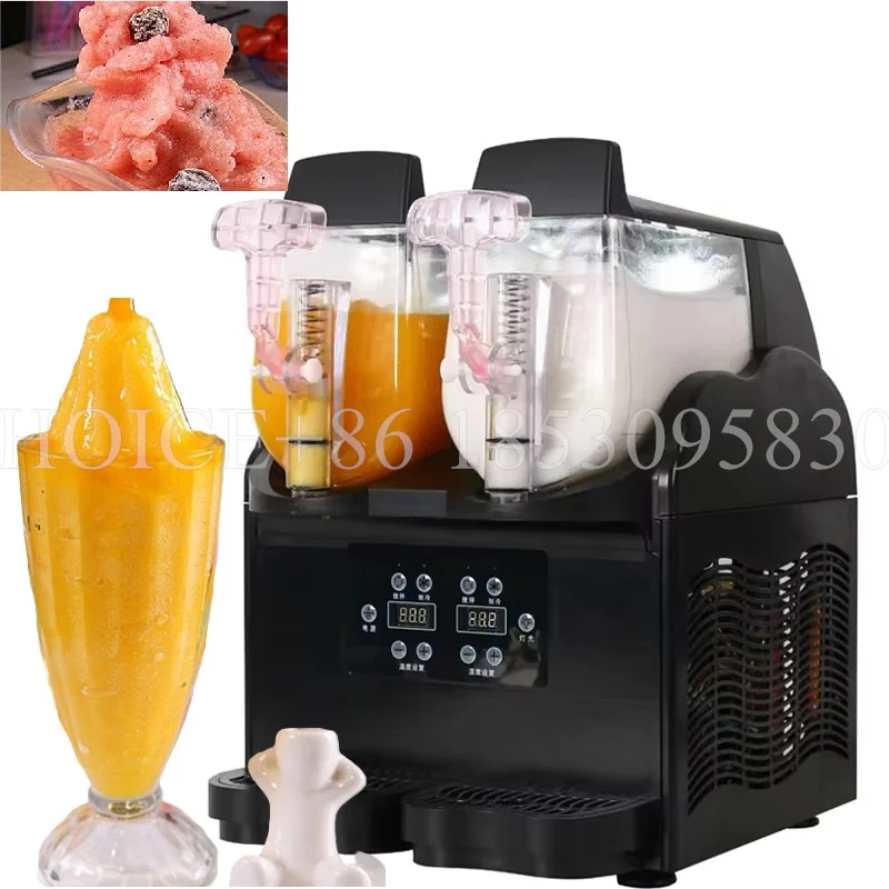 Commercial Slushy Machine Slush Maker Frozen Drink Beverage Dispenser Ice-Cool Juice Smoothie Making Equipment Kitchen Appliance