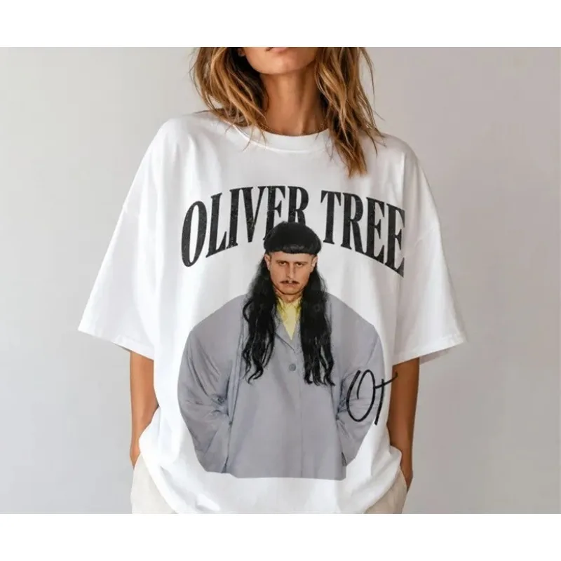 Oliver Tree Merch T-shirt Men Short Sleeve Tee Unisex Tops Causal Clothes Female Y2K Tops