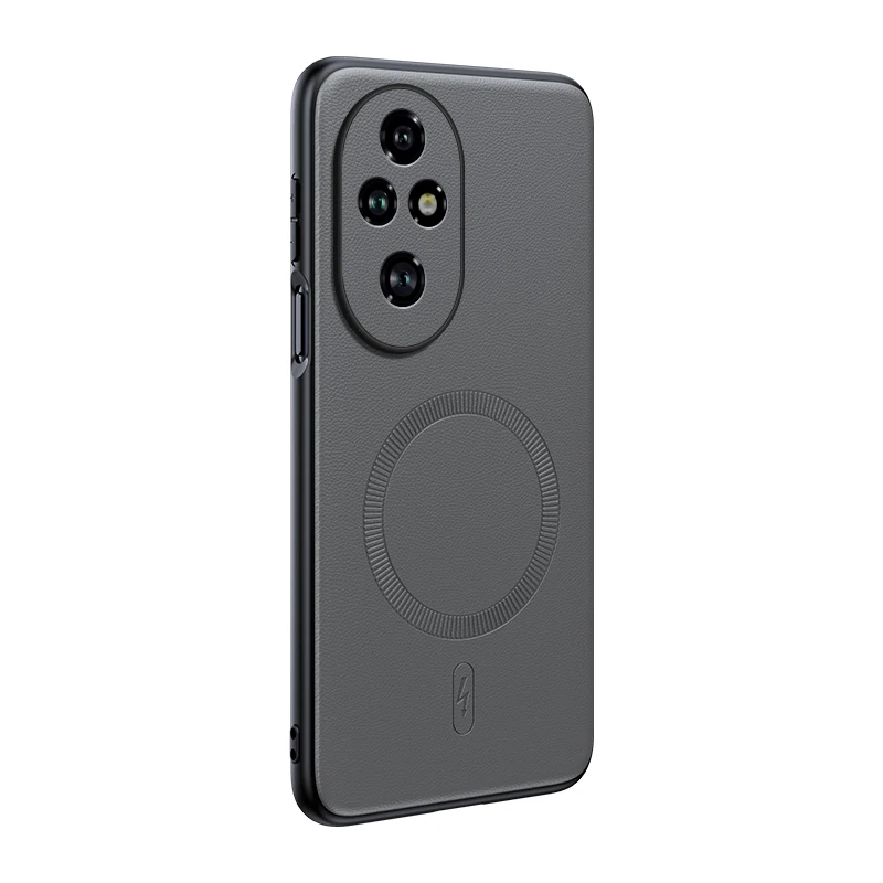 Für Honor 200 Pro Hülle Magnetische Leder-Schutzhülle Für Honor 200 Pro Hochwertige Anti-Fingerabdruck Rutschfeste PC+TPU – Detail 1