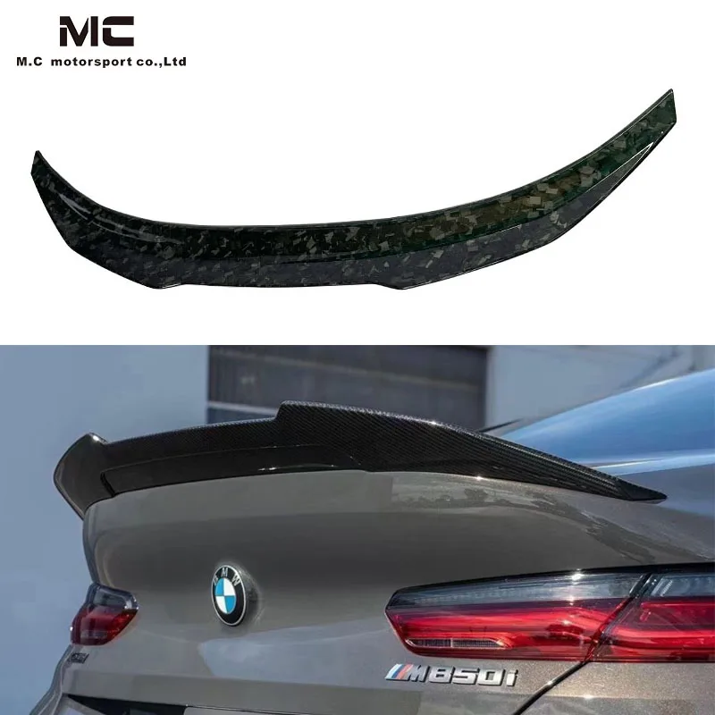 

Forged Carbon Fiber Spoiler for BMW NEW 8 Series Carbon Fiber G15 Rear Spoiler Lip For BMW G16 G15 G14 840i M850i M Sport 21-23