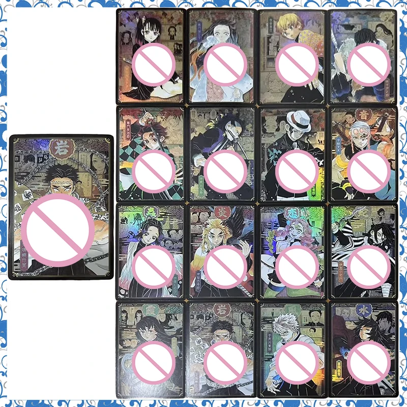 

Аниме Demon Slayer DIY ACG Kanroji Mitsuri Tsuyuri Kanao Kamado Nezuko игры для мальчиков игрушки подарки на день рождения настольная игра Коллекционная карта