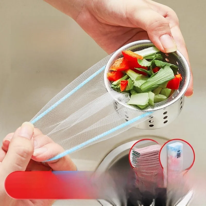 

Disposable Kitchen Sink Strainer Drain Filter for Dishwashing Vegetable Washing Basin Cleaning Net Bathroom Household Tool