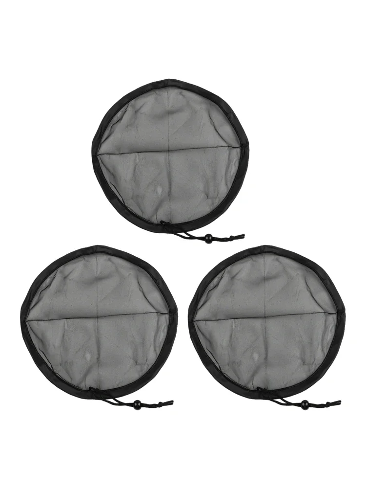 Mesh For Rain Bucket Covers 3pcs Set with Adjustable Drawstring Prevents Leaves and Dirt from Entering Water Collection Systems