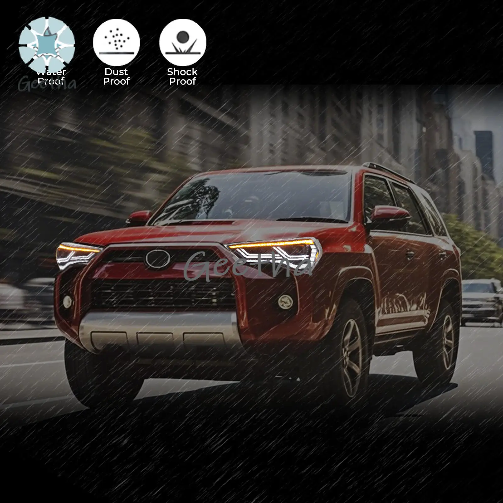 

For Suitable for Toyota 4Runner 2014-2022 LED Dynamic Start-up Animation Headlight Assembly