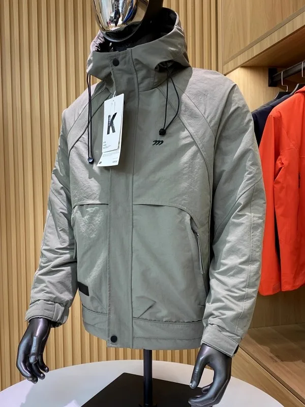 في الهواء الطلق ex فضفاضة تناسب مقنعين القطن Jaet الخريف الشتاء ركاب ودية Faionable ألياف البوليستر ملء معطف دافئ