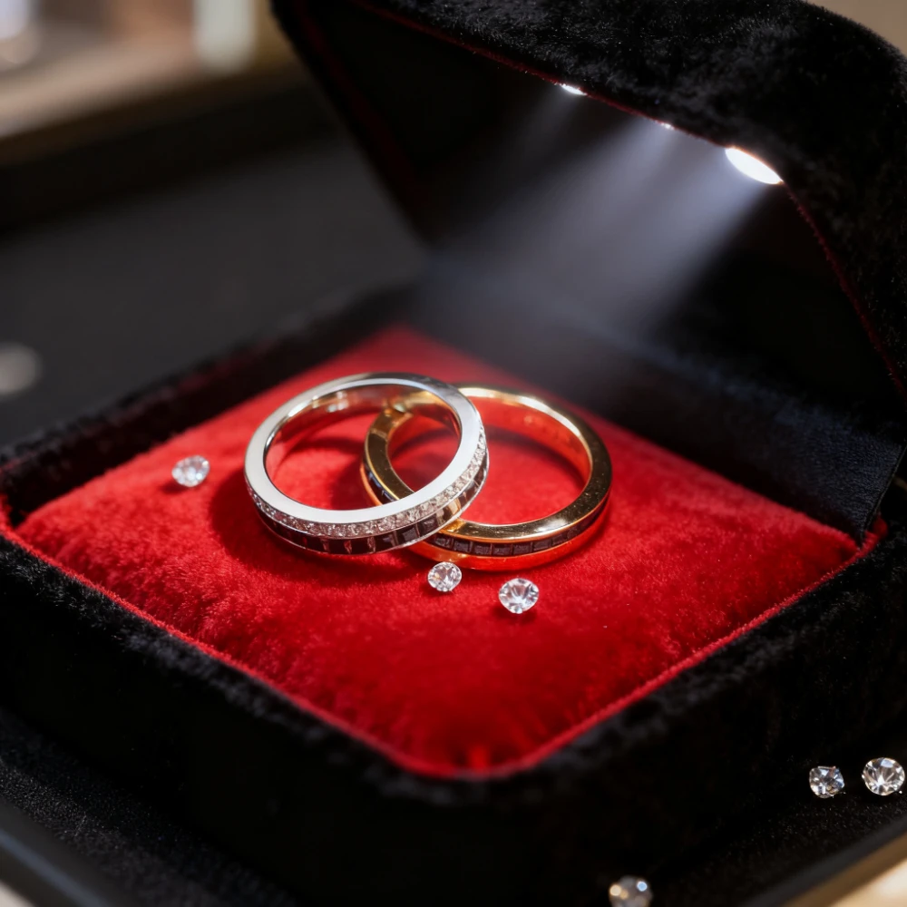 

Premium Jewelry diamond studded ring enhances temperament, shining with light luxury and paired with women's accessori