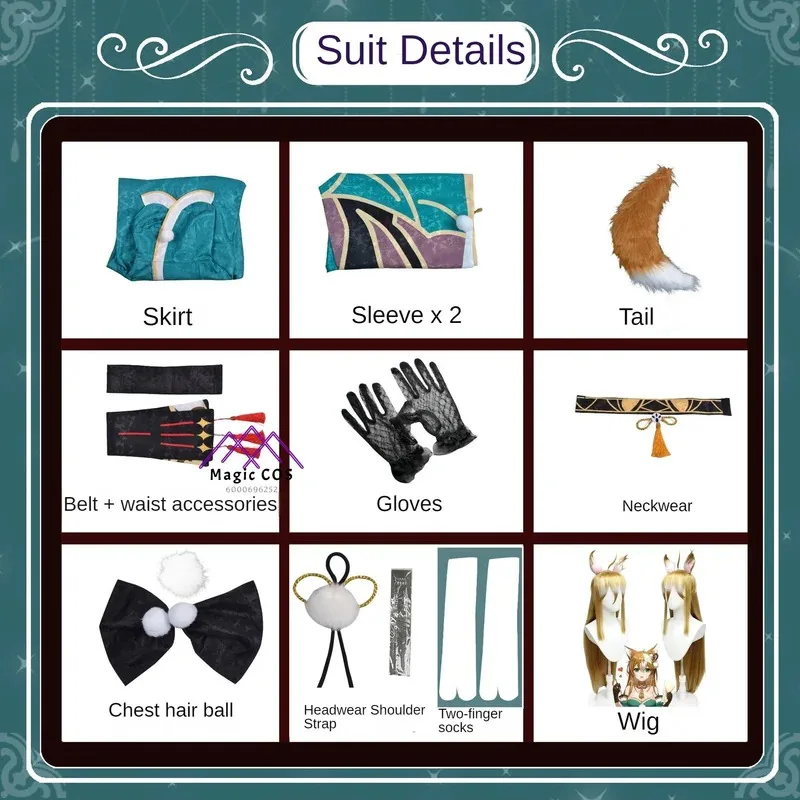 لعبة جينشين إمباكت ملكة جمال هينا أزياء تنكرية موحدة شعر مستعار أنيمي تصميم حصري لحفلة الهالوين أساسية جاهزة للصور للنساء