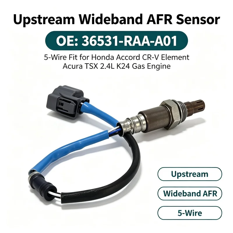 36531-RAA-A02 Upstream Air Fuel Ratio Sensor for Honda Accord 2003-2007 2.0L 2.4L K24 Pre-Cat O2 Replacement