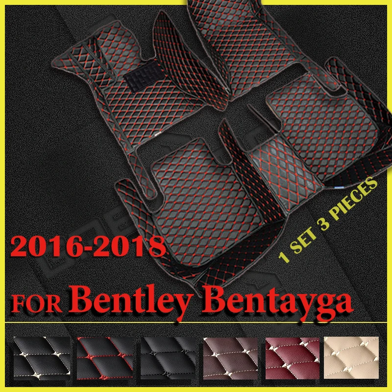 

Car Floor Mats For Bentley Bentayga Five Seats 2016 2017 2018 Custom Auto Foot Pads Automobile Carpet Cover Interior Accessories