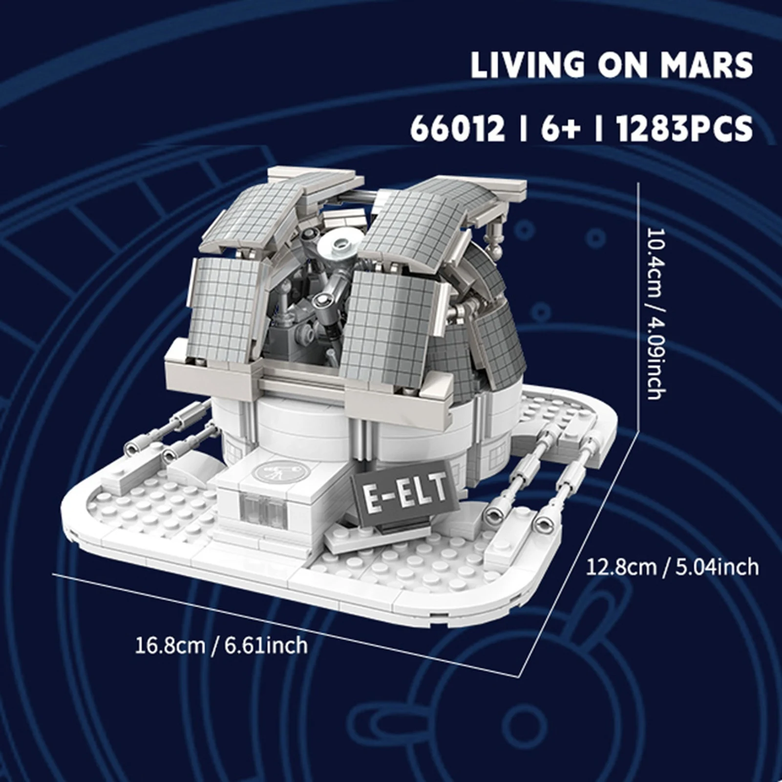 

ELT 621-Piece Extremely Large Telescope Building Blocks Set - with 2 Figurines, Ideal for Kids