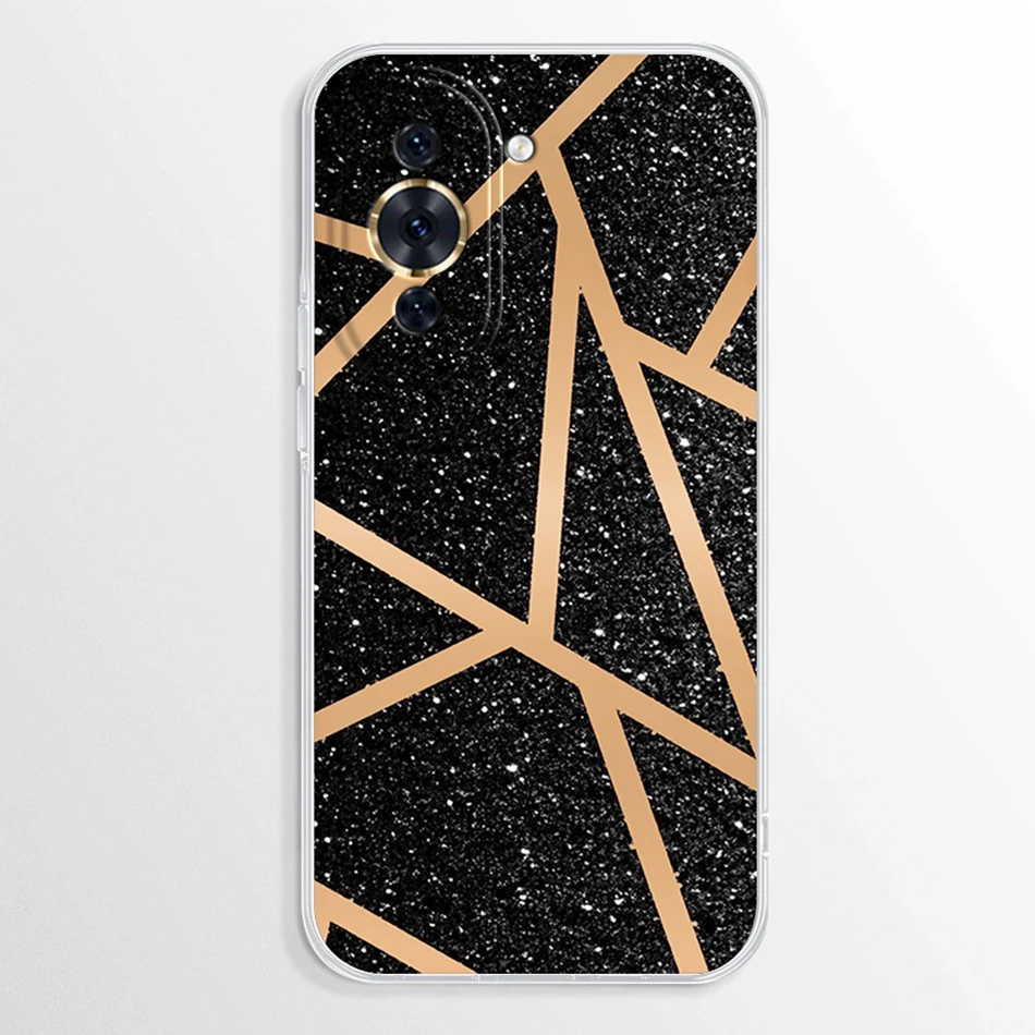 For Huawei Nova 10 Case New Fashion Soft Silicone Clear Cover For Huawei Nova 10 Pro Bumper Marble Phone Case Nova10 Pro Fundas