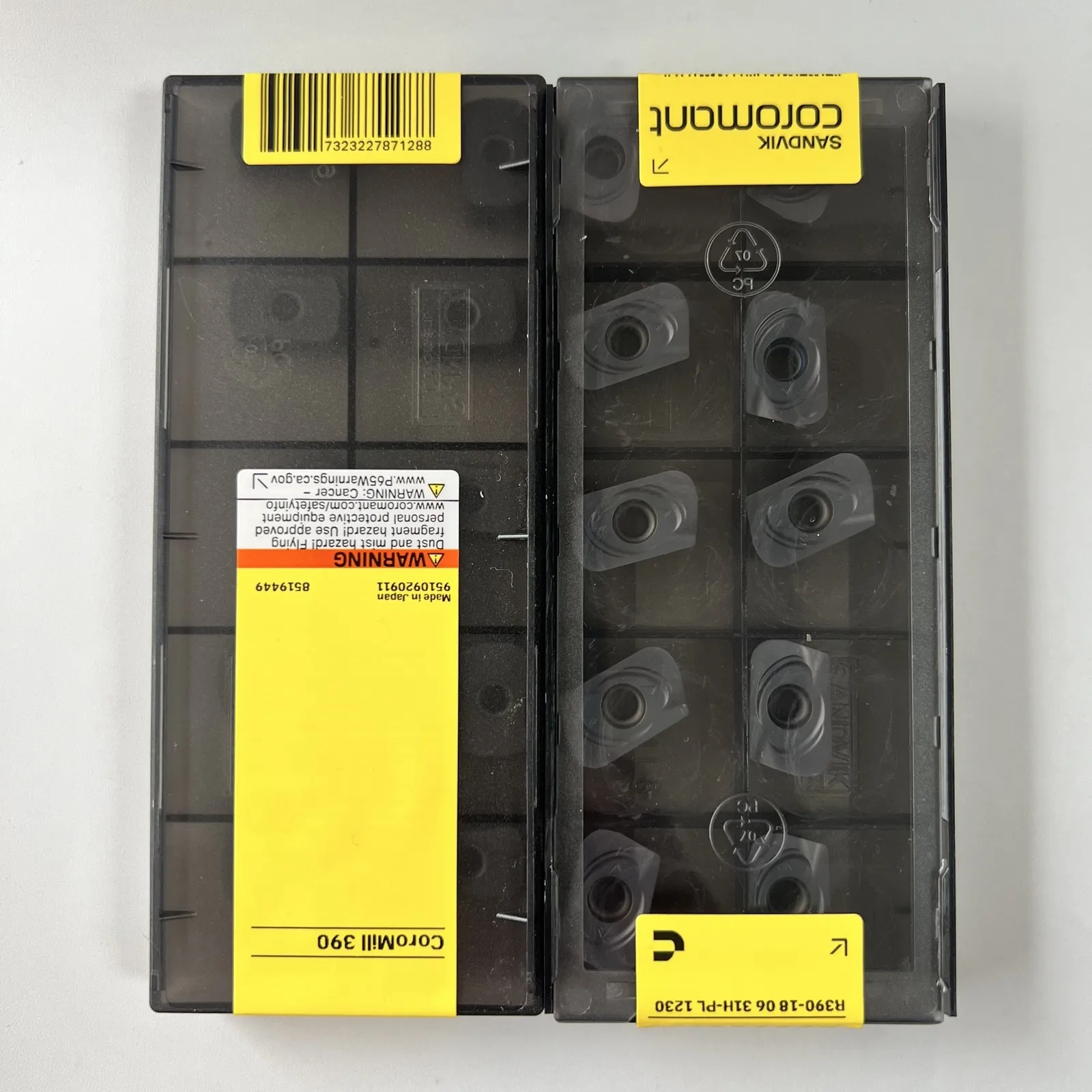 

SANDVIK / R390-180631H-PL 1230 / Оригинальное шведское лезвие из твердого сплава, 10 шт.