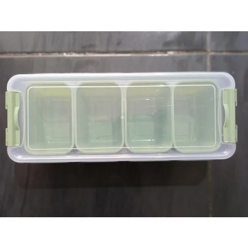 4 compartment Clamshell Cap