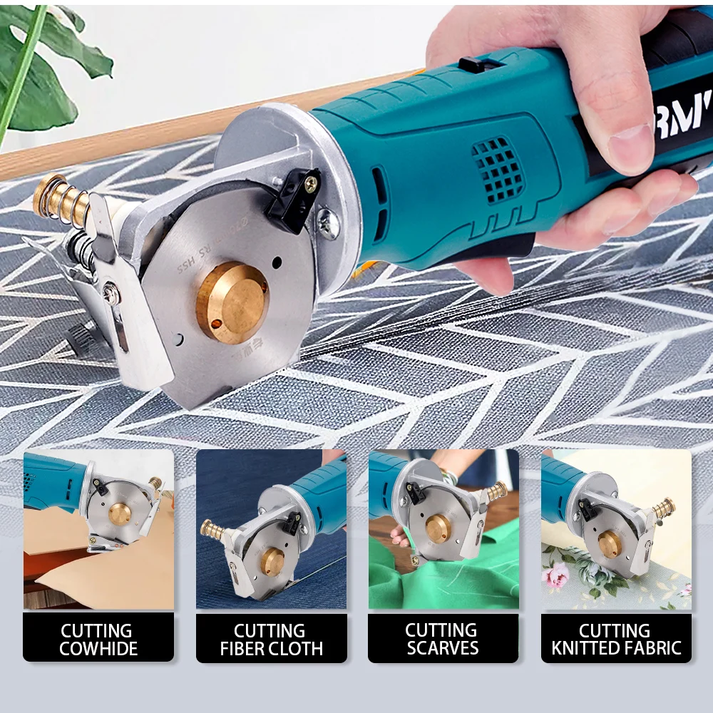 12V Cordless Electric Scissors Shear Knife Fabric Cutting Tool Cloth Leather Sewing Electric Cutter Machine For Bosch Battery