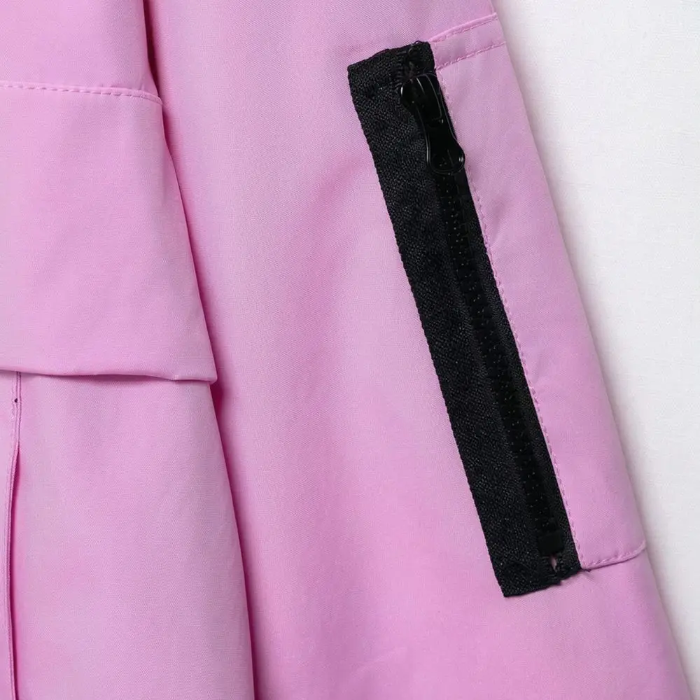 Women Summer Utility Jacket Hooded Outdoor Windproof Coat Waterproof Casual Loose Functional Streetwear Sporty Fashion