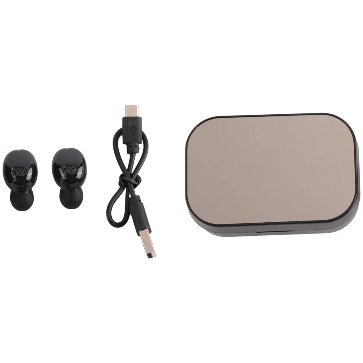 AD41-YD04 หูฟังไร้สายบลูทูธ LED จอแสดงผลดิจิตอลชุดหูฟังชนิดใส่ในหู Bluetooth 5.3 ชุดหูฟังกีฬา