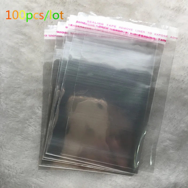 Wholesale 4x6-14x14cm Various Models Resealable Poly Bag Transparent Opp Plastic Bags Self Adhesive Seal Jewellery Making Bag..